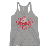 Red and White Octopus