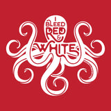 Red and White Octopus